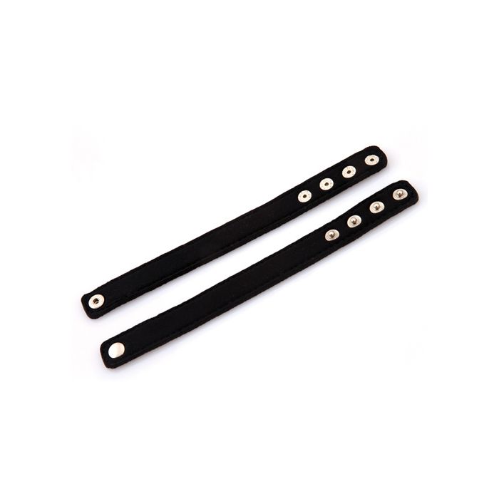 Perfect Fit Neoprene Snap Adjustable Cock Ring Black For Comfortable Secure Fit