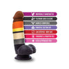 Load image into Gallery viewer, Blush Avant P9 Bear Pride Dildo - Multi Color
