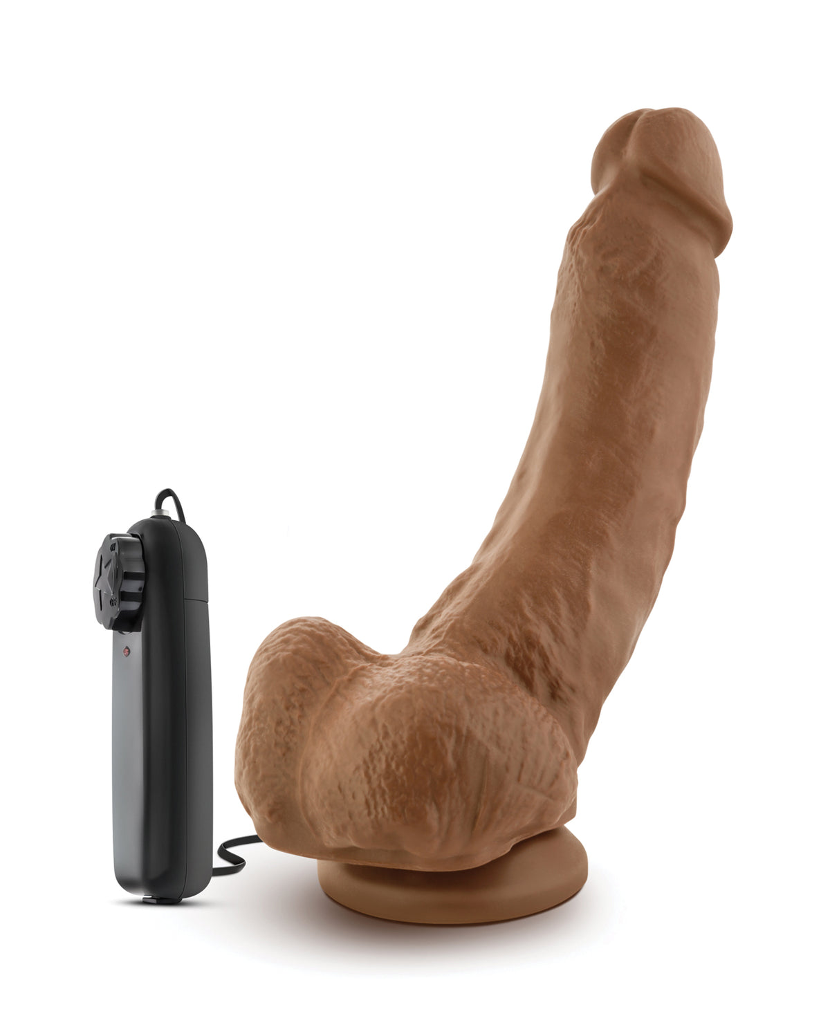 Blush Coverboy The Boxer 9 Inch Vibrating Realistic Dildo Mocha