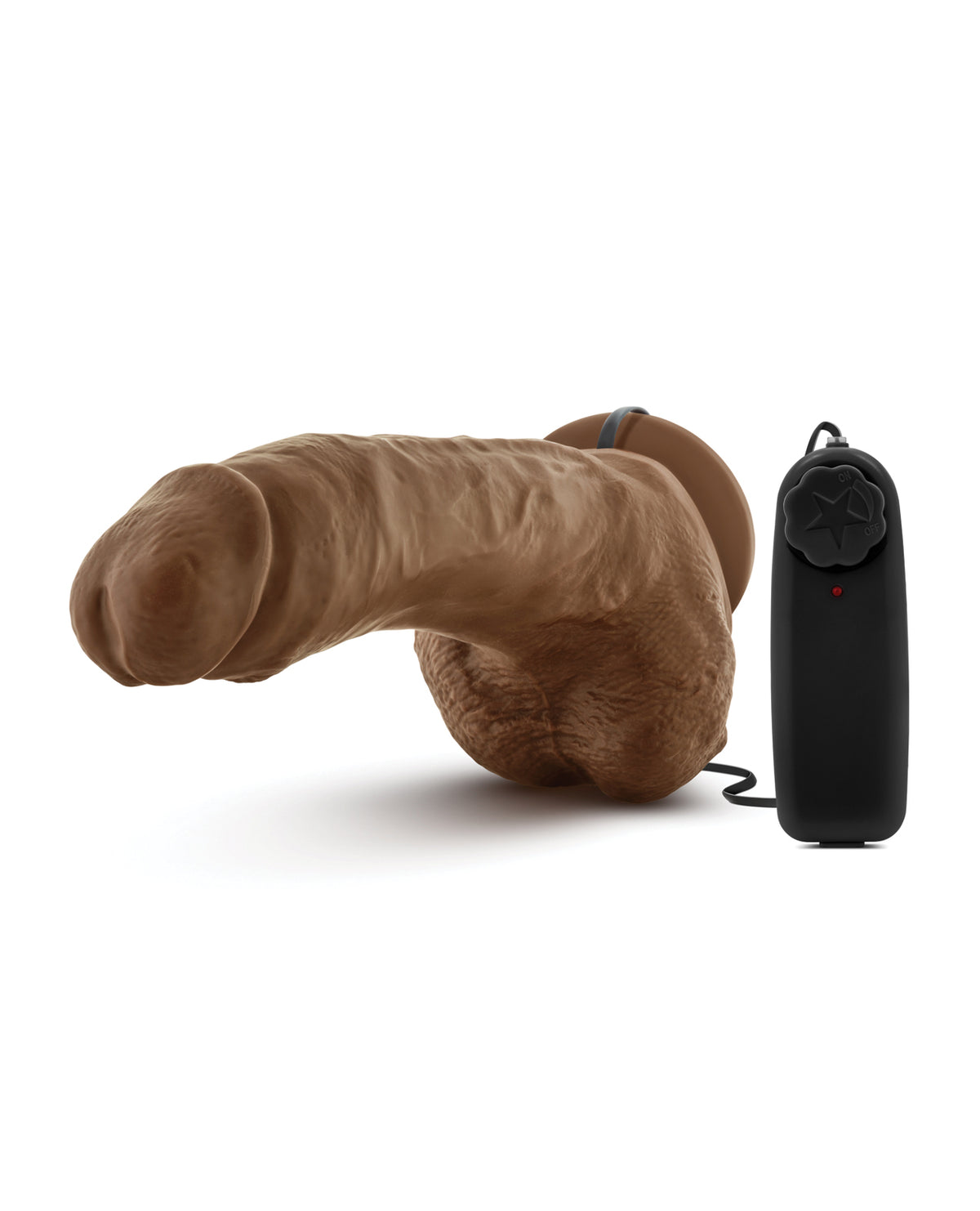 Blush Coverboy The Boxer 9 Inch Vibrating Realistic Dildo Mocha