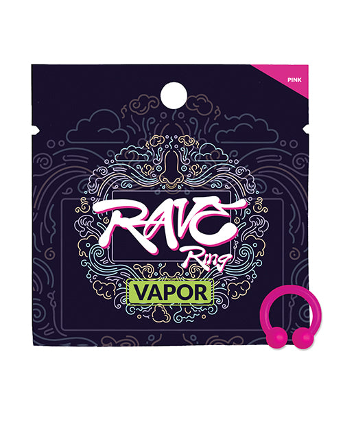 Diffuseur nasal d’arômes Vapor Rave Ring, anneau parfumé à l’eucalyptus, rose