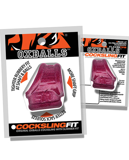 Load image into Gallery viewer, Oxballs Cocksling Fit Cherry Lips Silicone Cock Ring for Comfort Fit
