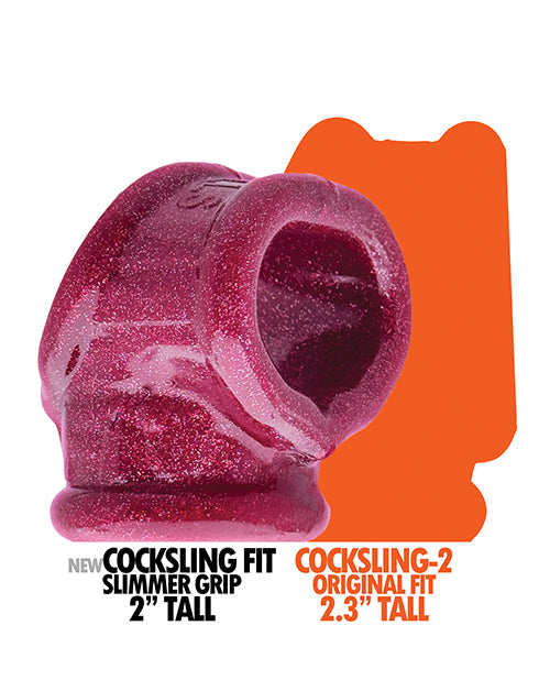 Oxballs Cocksling Fit Cherry Lips Silicone Cock Ring for Comfort Fit