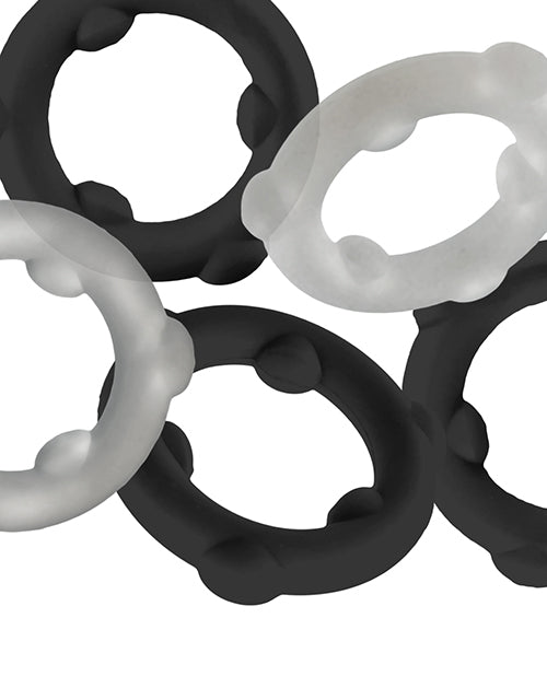 Oxballs Gearheads 5 Pack Spinner Rings Black Vapor