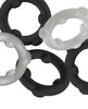Load image into Gallery viewer, Oxballs Gearheads 5 Pack Spinner Rings Black Vapor
