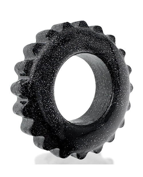 Oxballs Plushy Single Ring Black Mica Glittery Metallic Finish