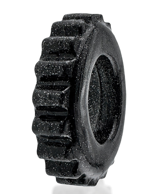 Oxballs Plushy Single Ring Black Mica Glittery Metallic Finish
