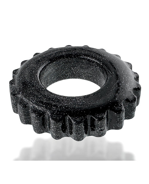 Oxballs Plushy Single Ring Black Mica Glittery Metallic Finish