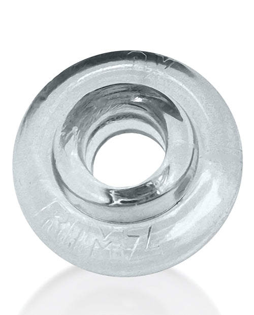 Oxballs Rimz Single Ring Clear Cock Ring With Soft Lip Grips For Comfort