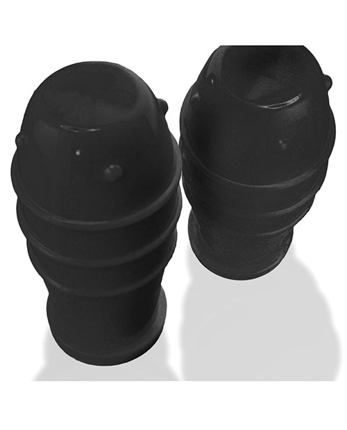 Oxballs Lankyz Silicone Nip Suckers Black Premium Nipple Toy