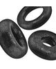 Lataa kuva gallerian katseluohjelmaan, Oxballs Cockpack Multi Design Three Pack Cockrings Black Mica

