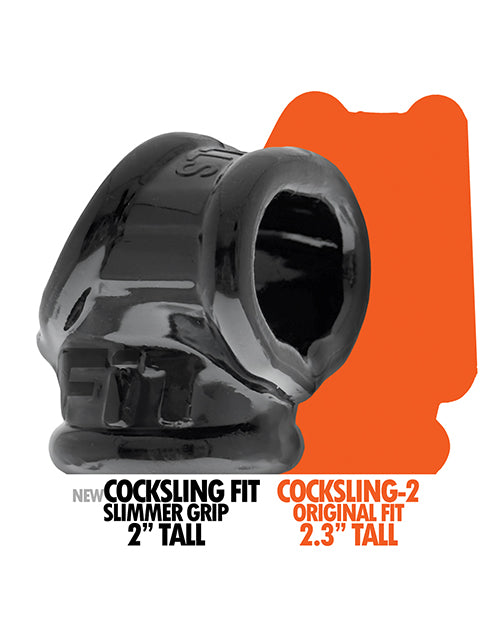 Oxballs Cocksling Fit Black Cock Ring For Men Comfort