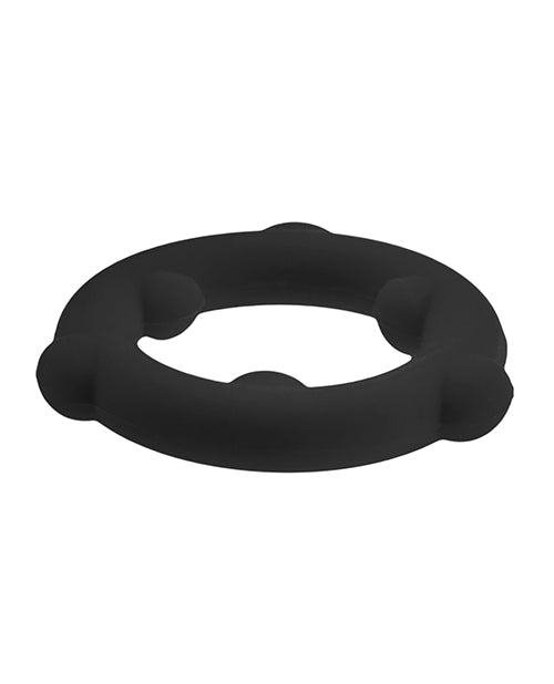 Oxballs Spinner Single Silicone Ring Black For Intense Play