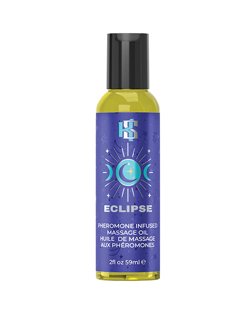 Óleo de massagem afrodisíaco unissex Kama Sutra Celestial Collection Eclipse, 2 Ounces