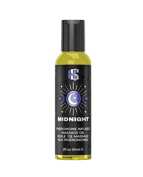 Kama Sutra Midnight feromonmassageolja för alla, alkoholfri, 2 Oz