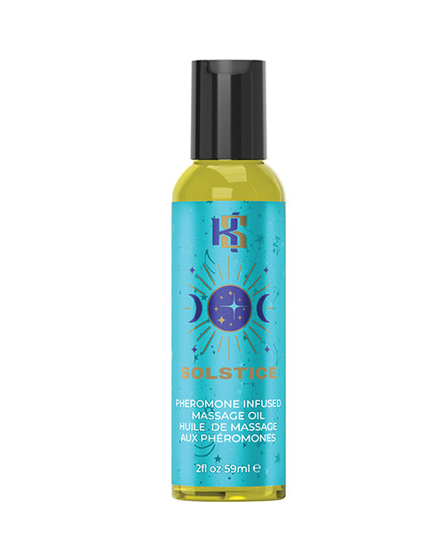 Huile de massage aphrodisiaque Kama Sutra Celestial Solstice 2 Oz