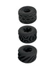 Cargue la imagen en el visor de la galería, Set de anillos para el pene y masturbador de silicona texturizada súper elástica Nasstoys
