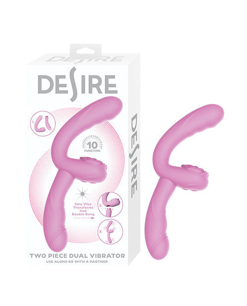 Load image into Gallery viewer, Nasstoys Desire Dual Vibrator USB Rechargeable G Spot Pleasure Toy
