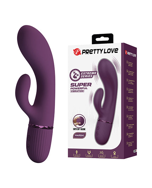 Vibrador de conejo de silicona Pretty Love Marski con 10 modos de vibración