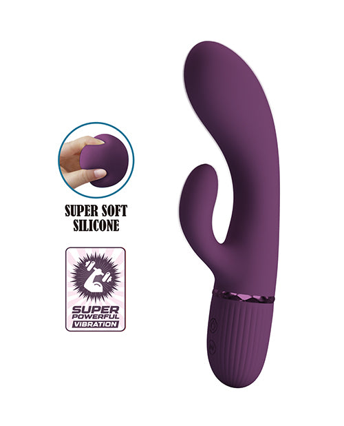Vibrador de conejo de silicona Pretty Love Marski con 10 modos de vibración