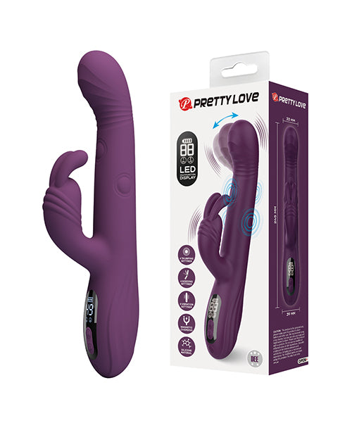 Pretty Love Dee Thumping Rabbit Personal Massager Purple Vibrator