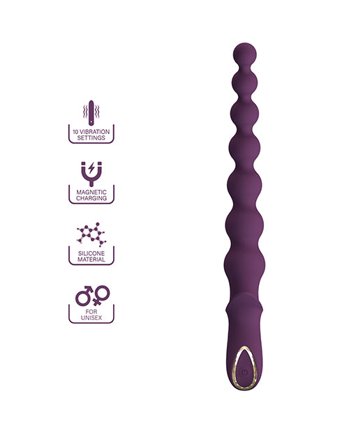 Pretty Love vibrerende bullet-anallegetøj med 10 funktioner, sort silikone