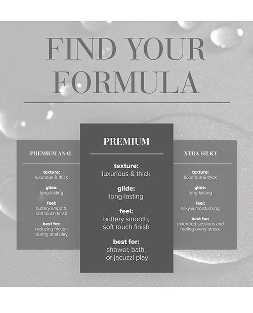 JO Premium Original Silicone Lubricant 2 Oz Long Lasting Glide