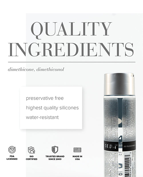 JO Premium Original Silicone Lubricant 8 Oz Smooth Long Lasting Glide