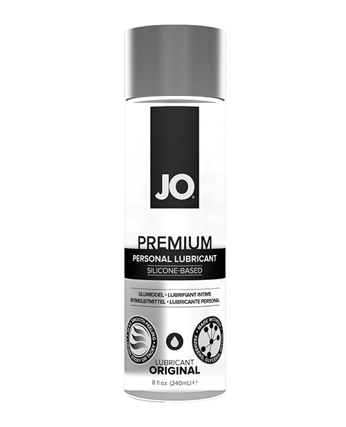 JO Premium Original Silicone Lubricant 8 Oz Smooth Long Lasting Glide