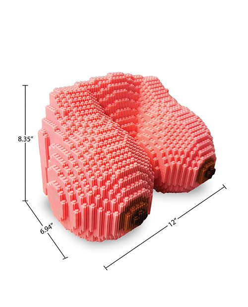 Jeu Premium Boob Blocks Rack And Stack pour enterrements de vie de garçon