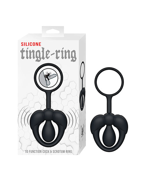 Cargue la imagen en el visor de la galería, Anillo vibrador de silicona recargable por USB para el pene, con cosquilleo y 10 modos

