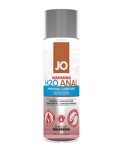 JO H2O Anal Warming Water Based Lubricant For Anal Play 2 Oz