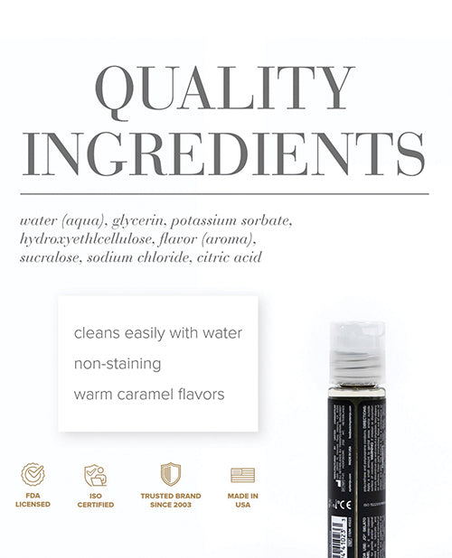 JO Gelato Salted Caramel Lubricant Water Based 1 Oz