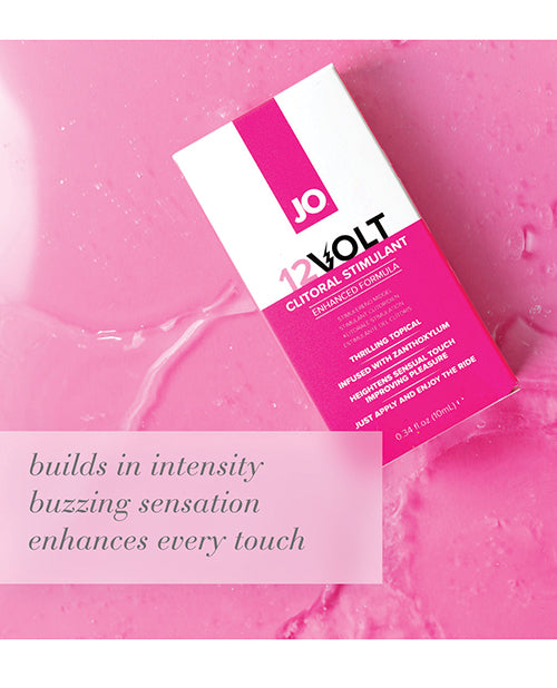 JO 12 Volt Clitoral Stimulant Original Maximum Strength Silicone 0.34 Oz
