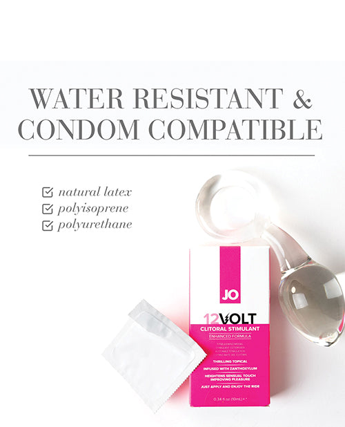 JO 12 Volt Clitoral Stimulant Original Maximum Strength Silicone 0.34 Oz