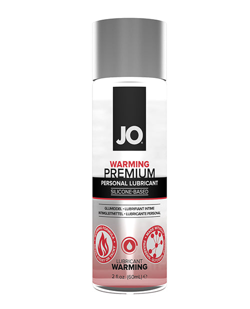 JO Premium Warming Silicone Lubricant 2 Oz Water Resistant Glycerin Free
