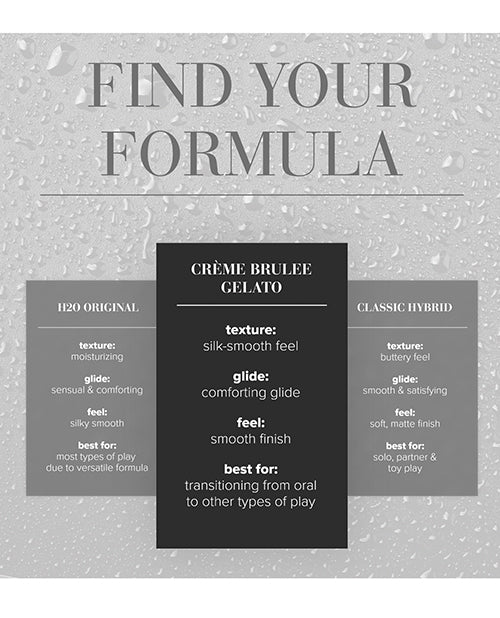 JO Gelato Creme Brulee Lubricant 4 oz Water Based Flavored Lube
