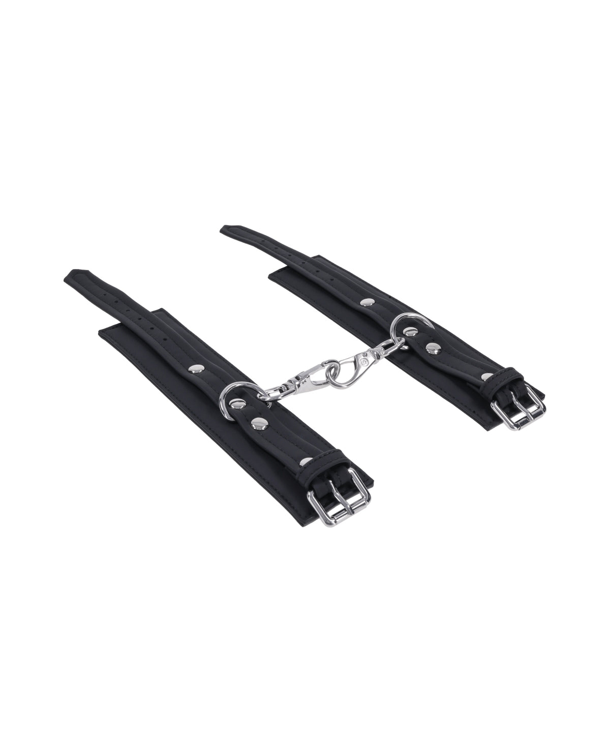 Signature Midnight Muse Cashmere Touch Silicone Handcuffs Silver Finish