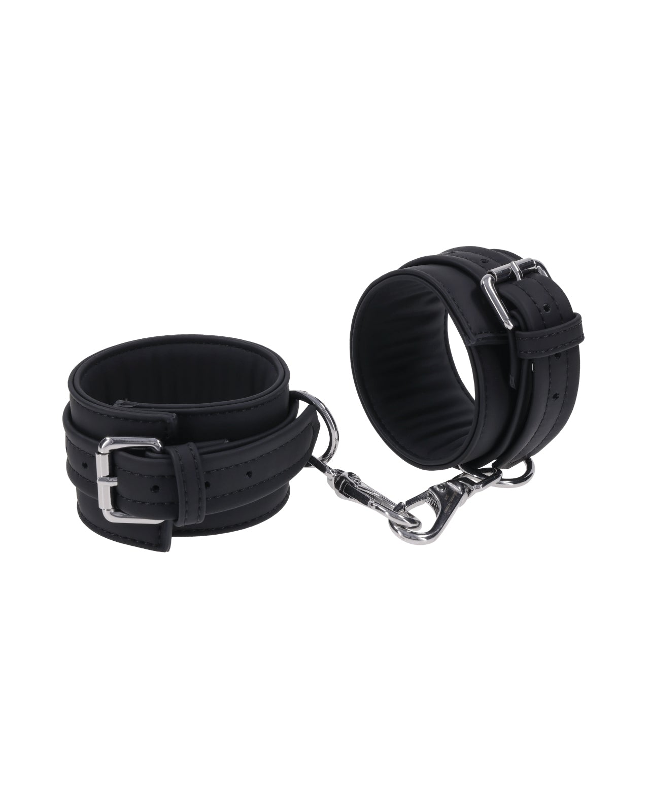 Polsiere per caviglie in morbido silicone Signature Midnight Muse con componenti argentati