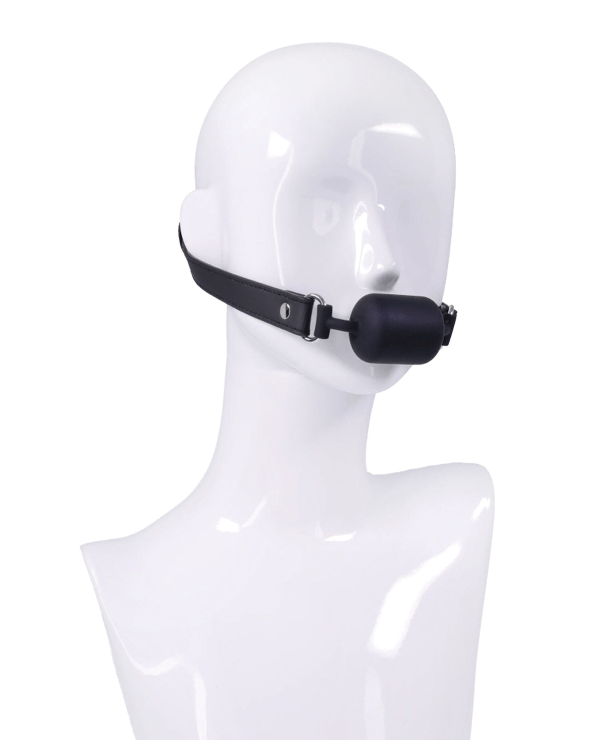 Signature Midnight Muse Adjustable Barrel Gag With Faux Leather Straps