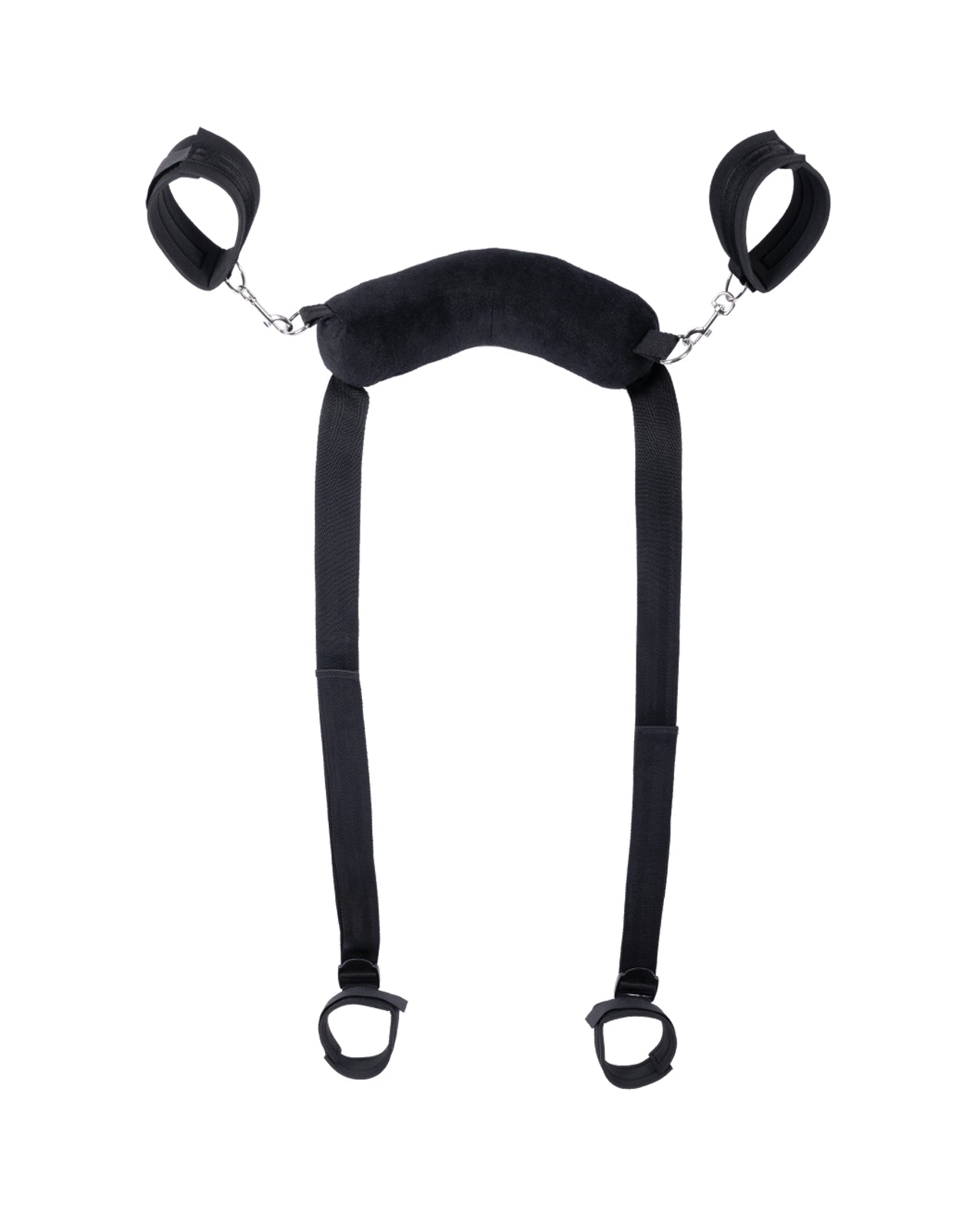Arnés sexual de felpa Signature ajustable con soporte ergonómico para las piernas