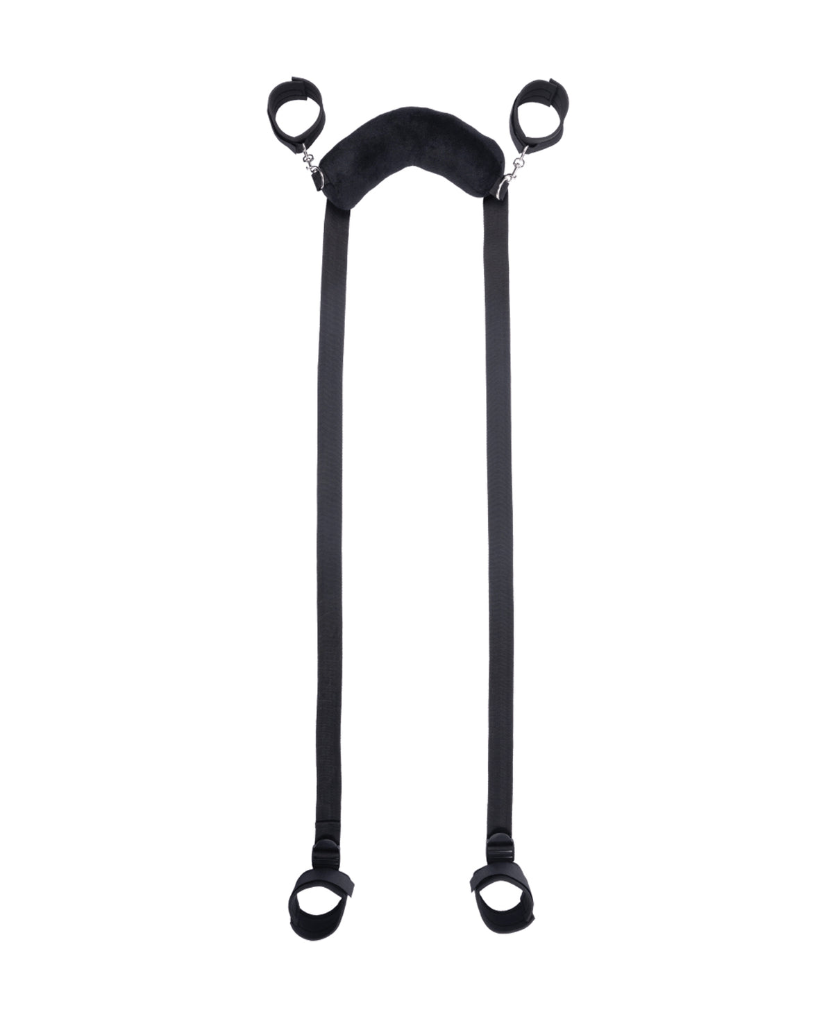 Arnés sexual de felpa Signature ajustable con soporte ergonómico para las piernas