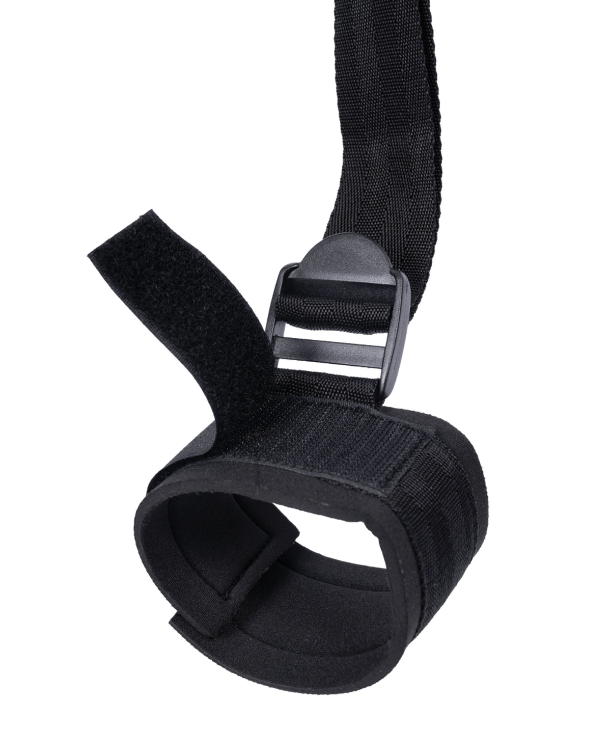 Arnés sexual de felpa Signature ajustable con soporte ergonómico para las piernas