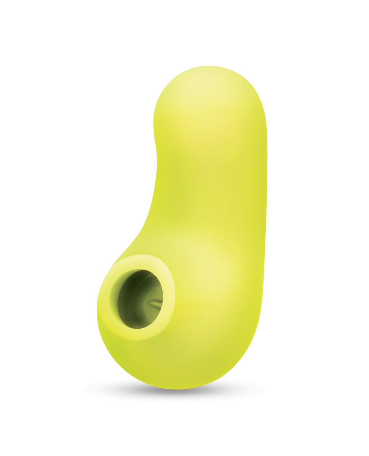 Masajeador personal de succión de aire Bodywand Kiss Bliss, amarillo