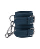 Load image into Gallery viewer, Signature Twilight Tease Silver Hardware Soft Lined Silicone Handcuffs
