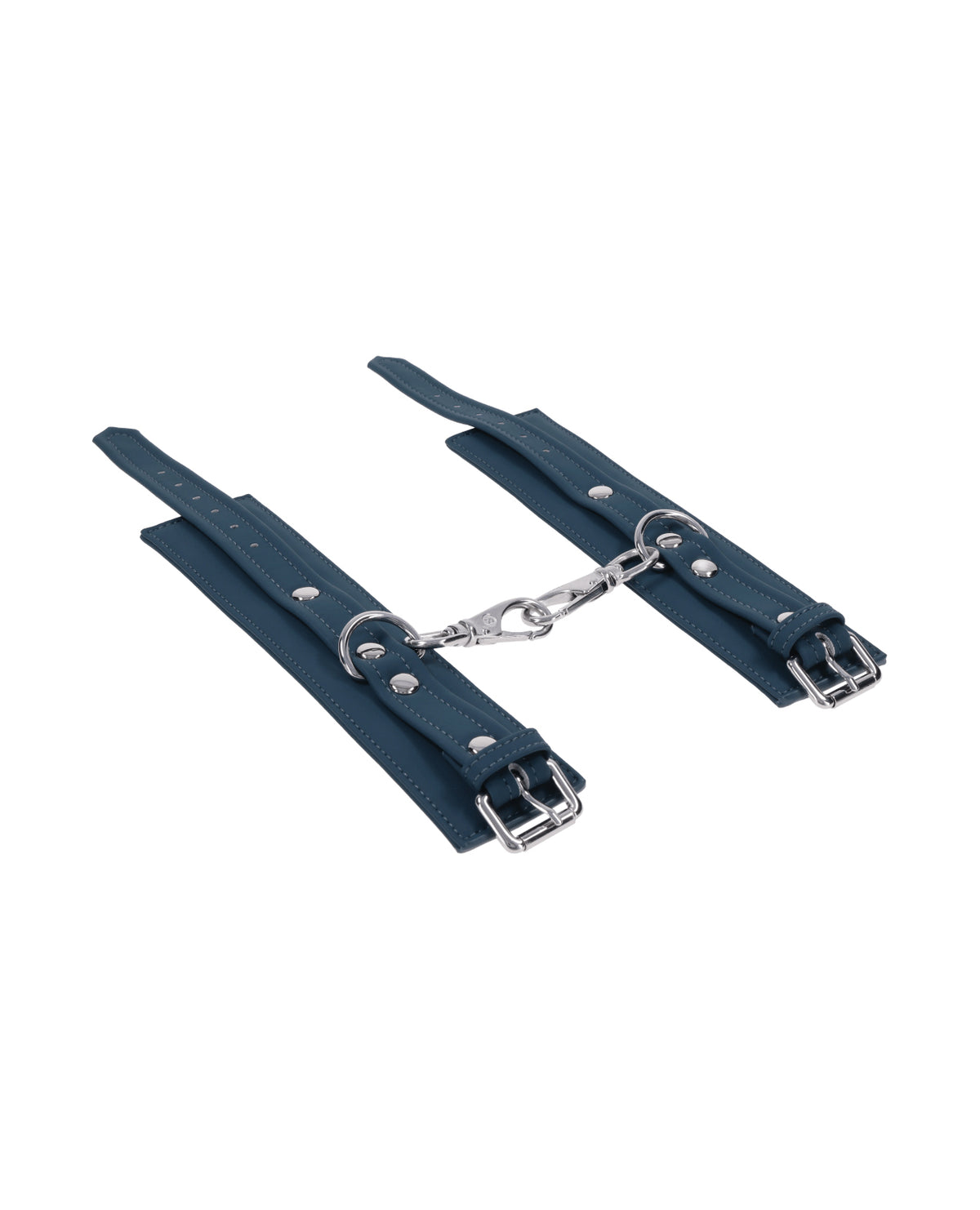 Signature Twilight Tease Silver Hardware Soft Lined Silicone Handcuffs