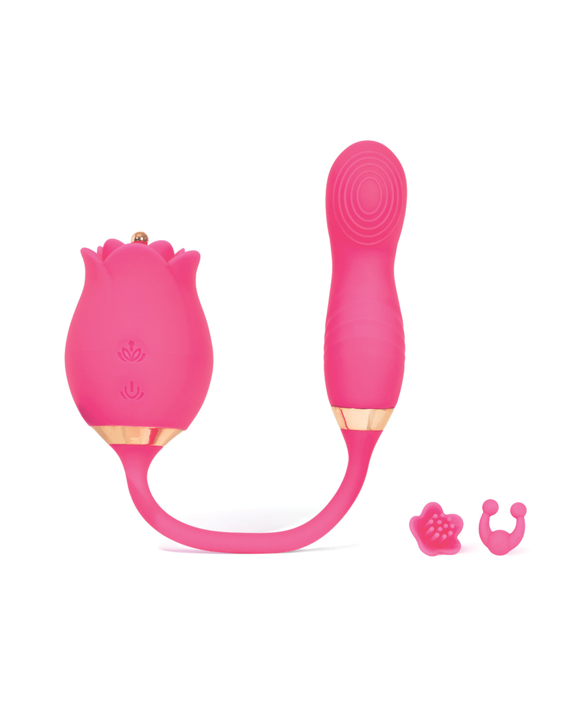 Vibrador de empuje Intimately GG para mujeres, rosa