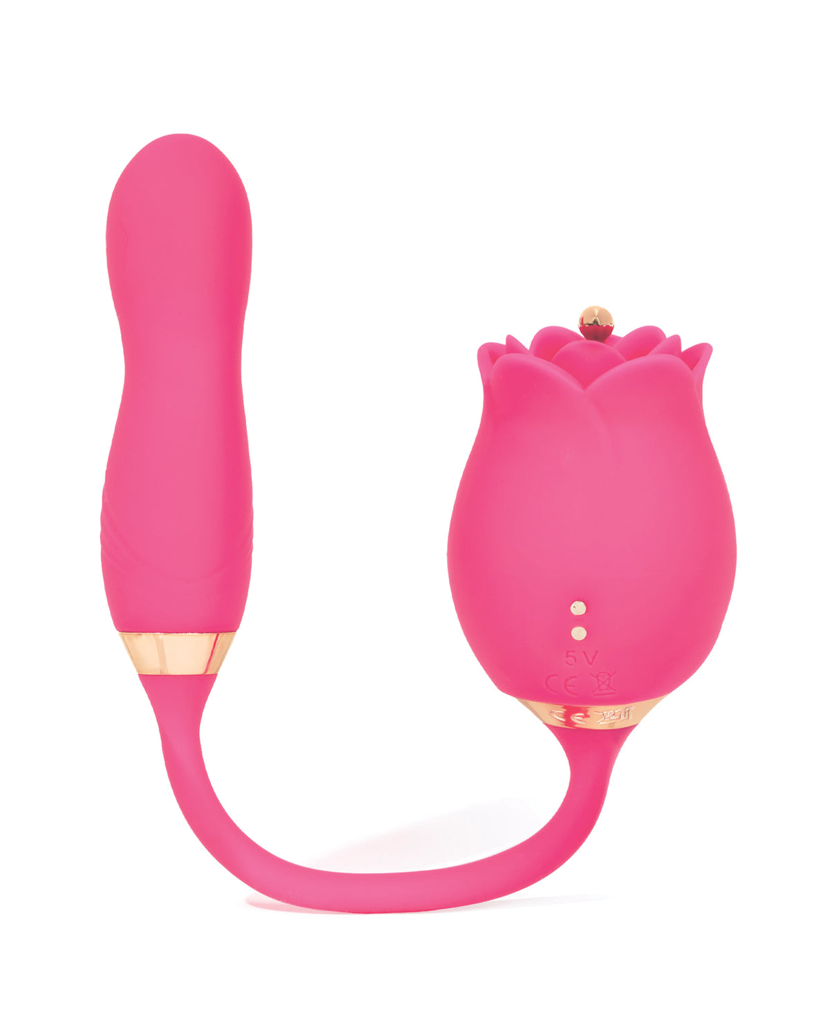 Vibrador de empuje Intimately GG para mujeres, rosa