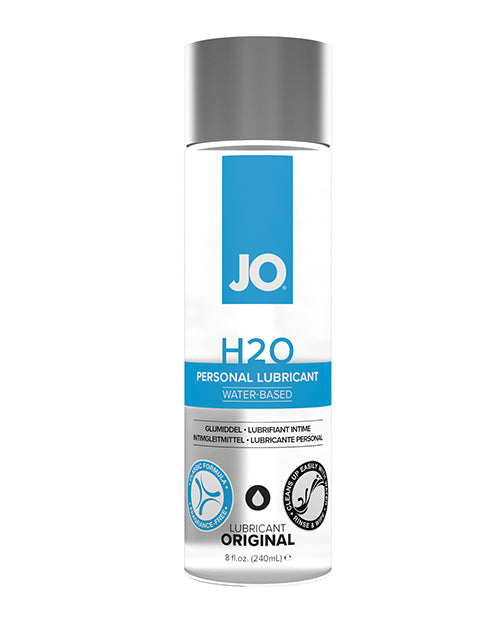 JO H2O Original Water Based Lubricant 8 Oz Silky Glide