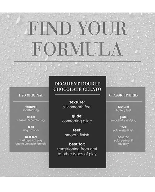 JO Gelato Decadent Double Chocolate Lubricant 1 Oz